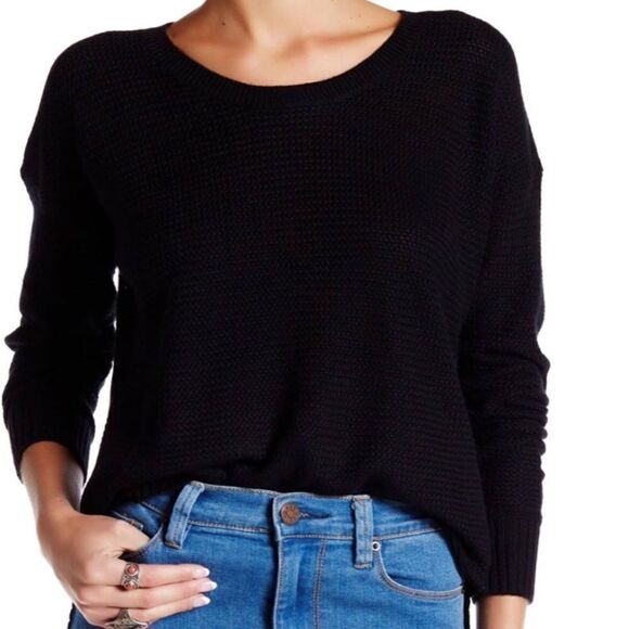 MADEWELL Chronicle texture pullover black sweater! - Picture 4 of 4